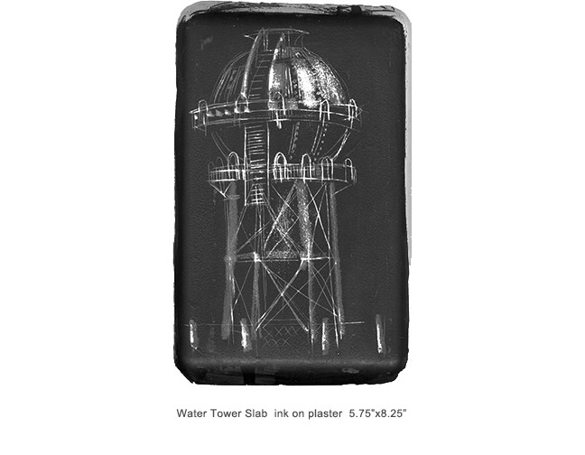 Water tower plaster
